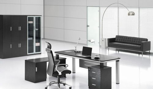 時尚辦公家具與制冷設備的完美融合 現代辦公環境設計效果圖解析